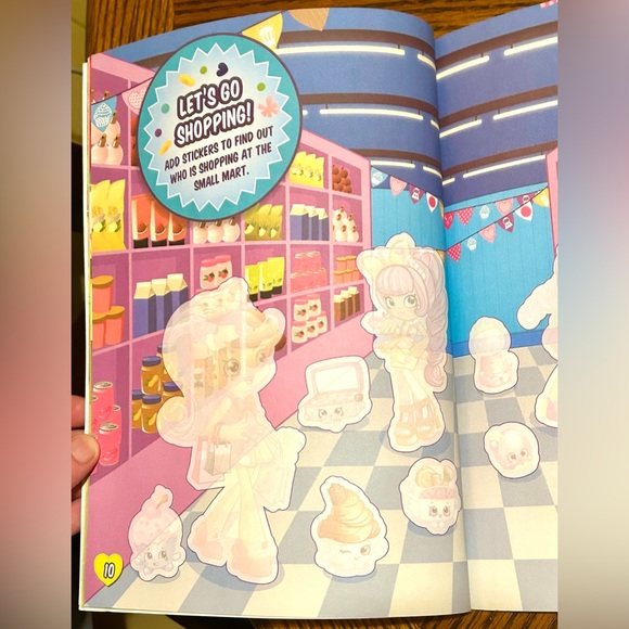 - 💜 SHOPKINS SHOPPIES STICKER SCENE ACTIVITY BOOK 💜 - Picture 9 of 14